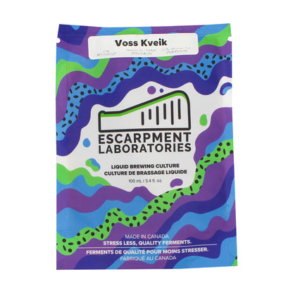 Escarpment Labs Voss Kveik Yeast - Liquid Brewing Culture (100mL)