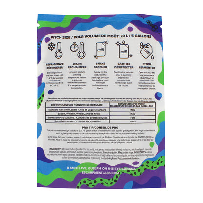 Escarpment Labs Voss Kveik Yeast - Liquid Brewing Culture (100mL)