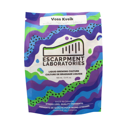 Escarpment Labs Voss Kveik Yeast - Liquid Brewing Culture (100mL)