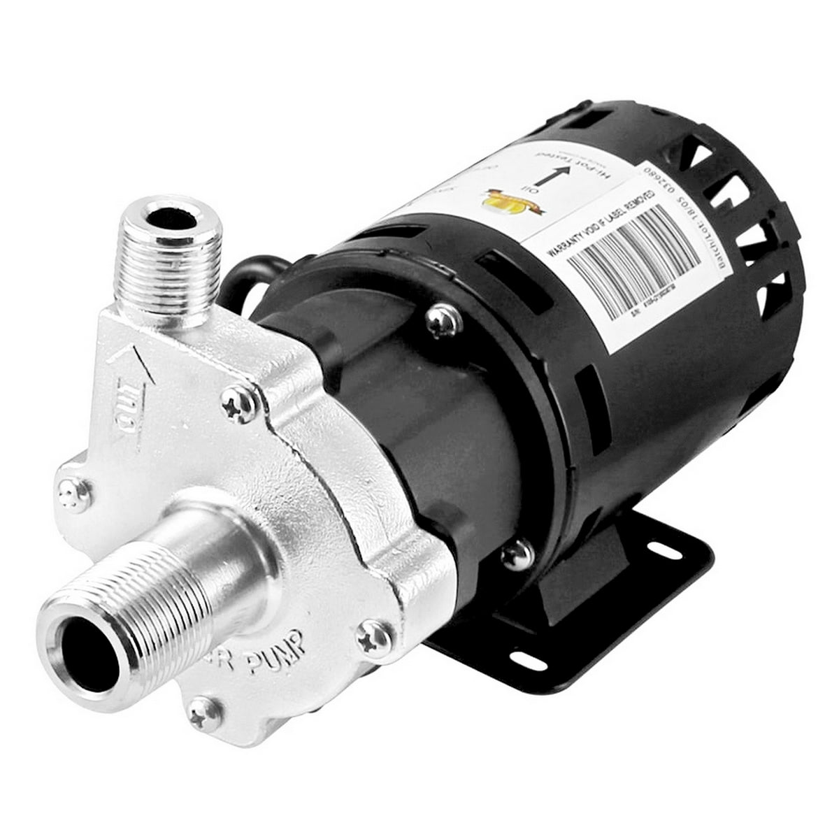 Chugger X-Dry Brew Pump - Stainless Steel Head | 230 VAC (Center Inlet) [XCPSS-CI-2]