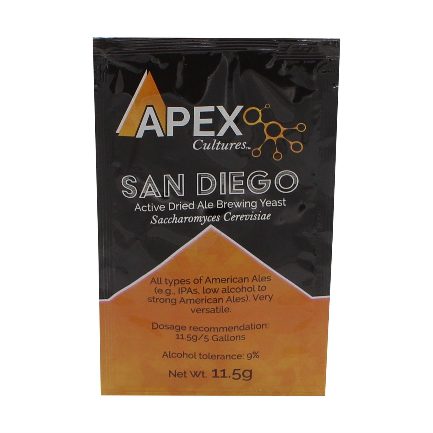 Apex Cultures San Diego Active Dry Ale Yeast - Dry Yeast Culture (11.5 g)