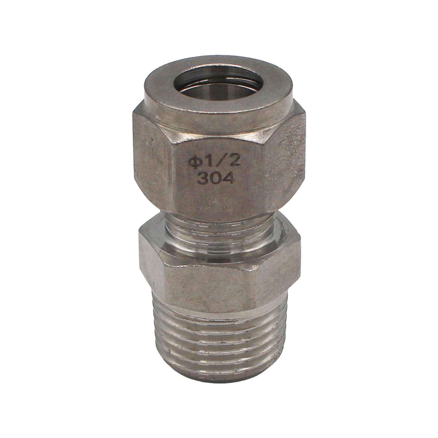 Kegland Stainless Steel Fitting - 1/2" Male BSP X 1/2" Compression