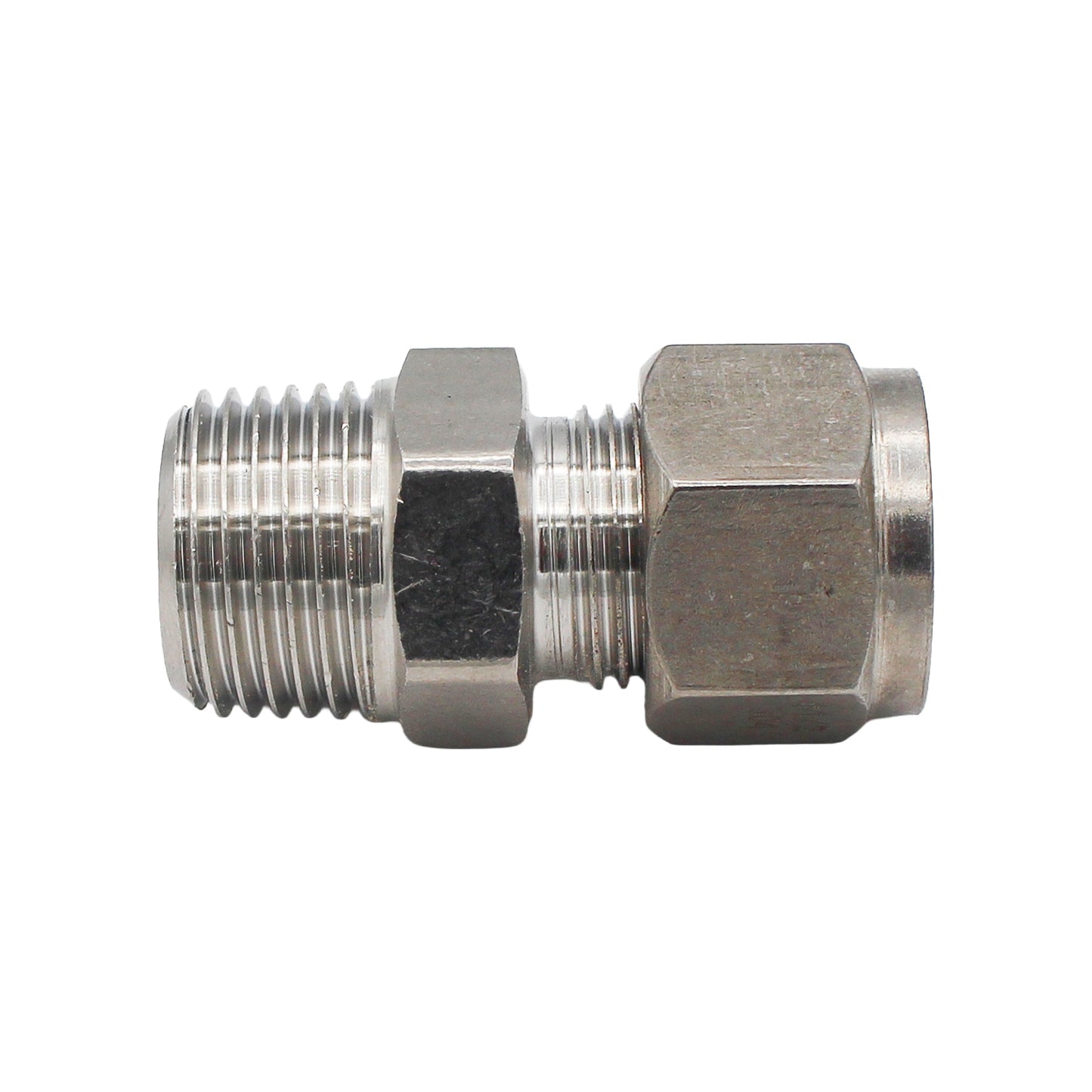 Kegland Stainless Steel Fitting - 1/2" Male BSP X 1/2" Compression