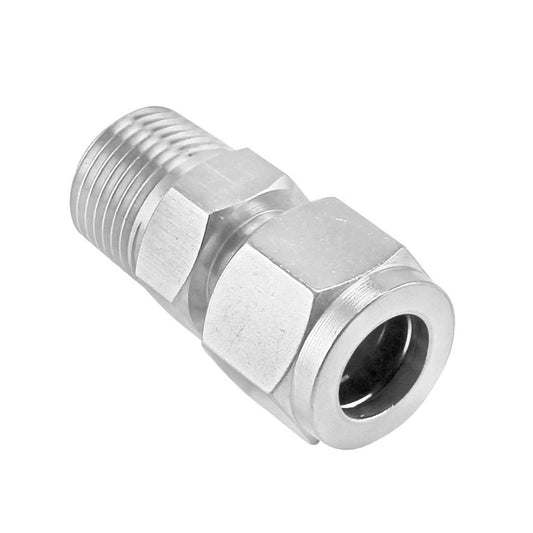 Kegland Stainless Steel Fitting - 1/2" Male BSP X 1/2" Compression