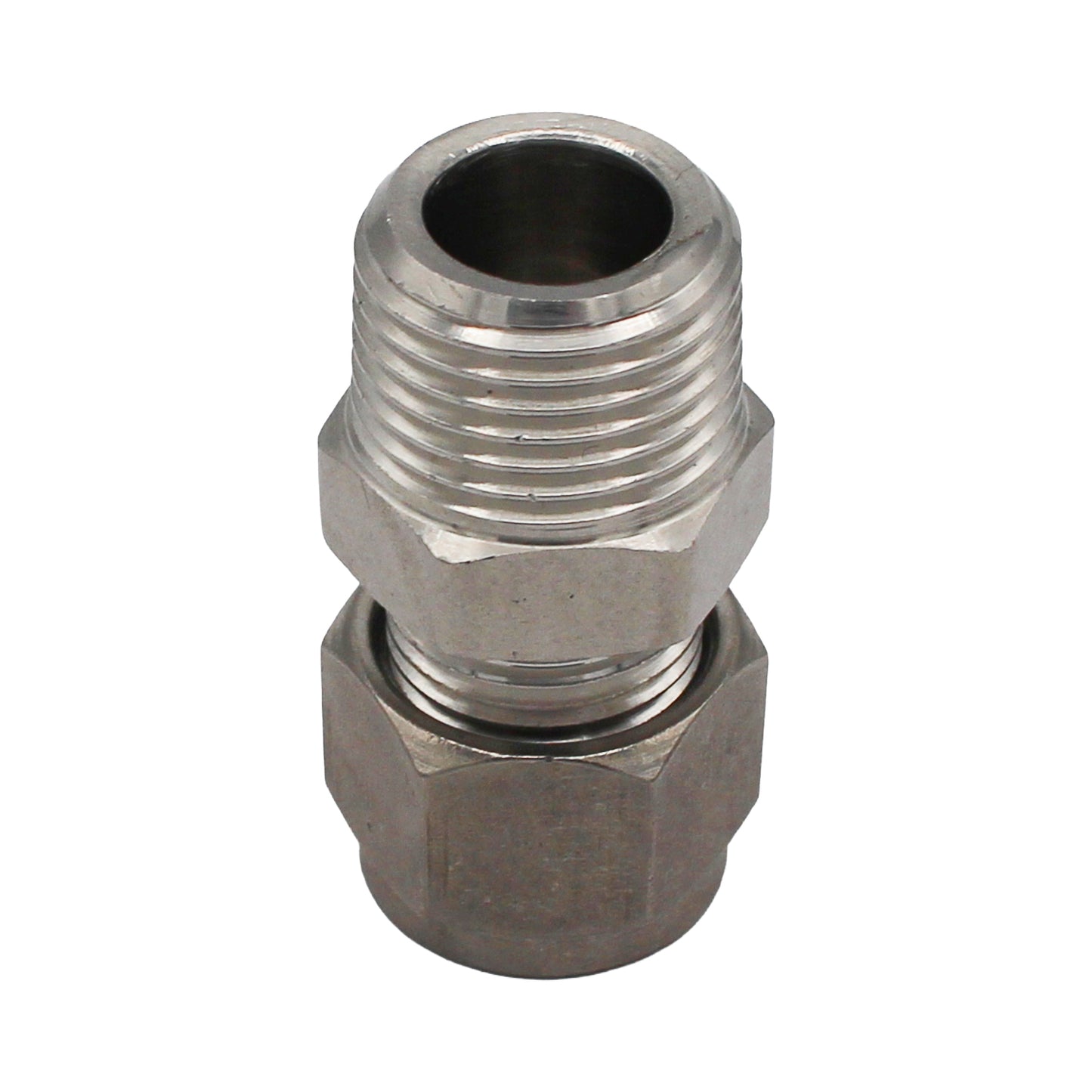 Kegland Stainless Steel Fitting - 1/2" Male BSP X 1/2" Compression