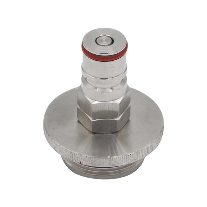 Stainless Steel "Mini-Keg" Carbonation Lid