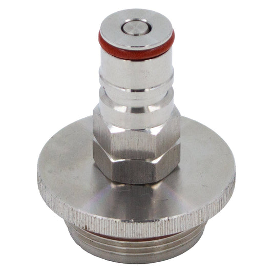 Stainless Steel "Mini-Keg" Carbonation Lid