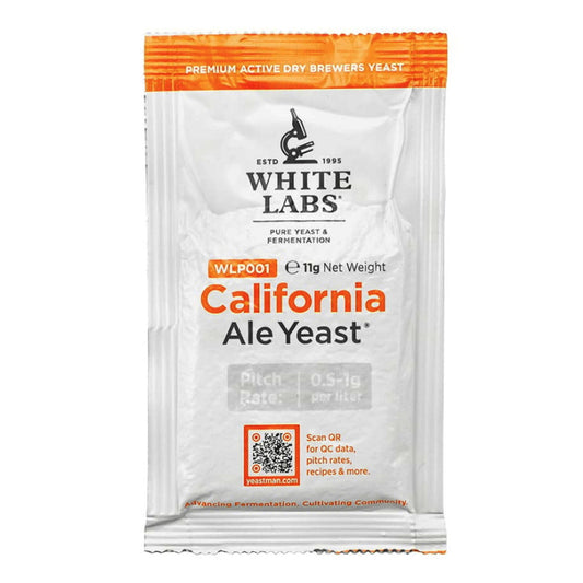 White Labs WLP001 California Ale Yeast - Dry Yeast (11g)