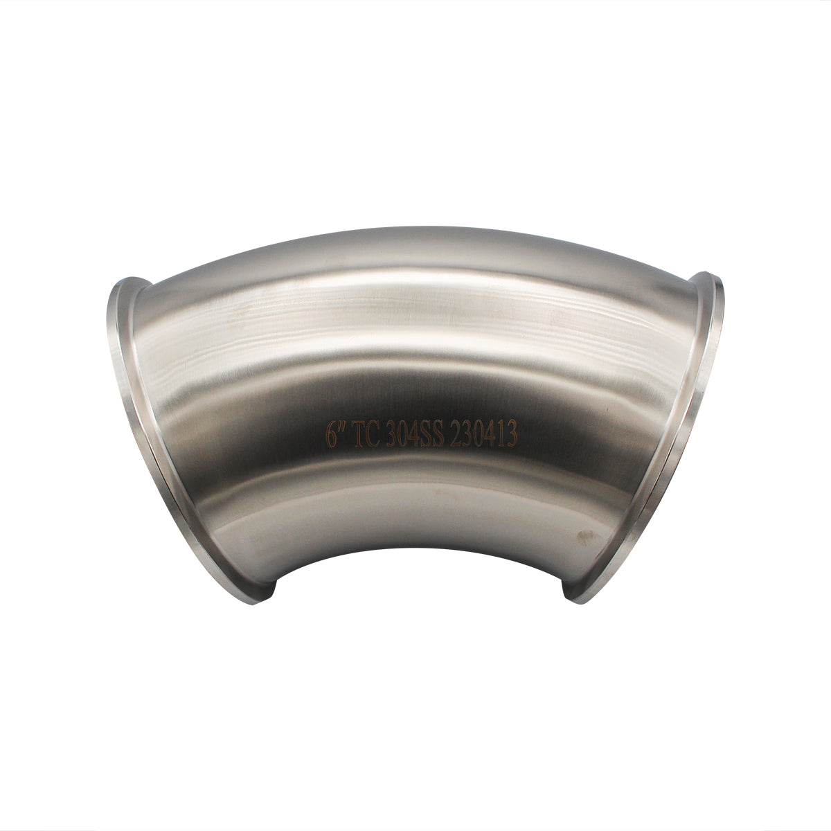 6" Tri Clamp 45° Elbow - Tri Clover Sanitary Stainless Steel Fitting -  Canuck Homebrew Supply, Canada