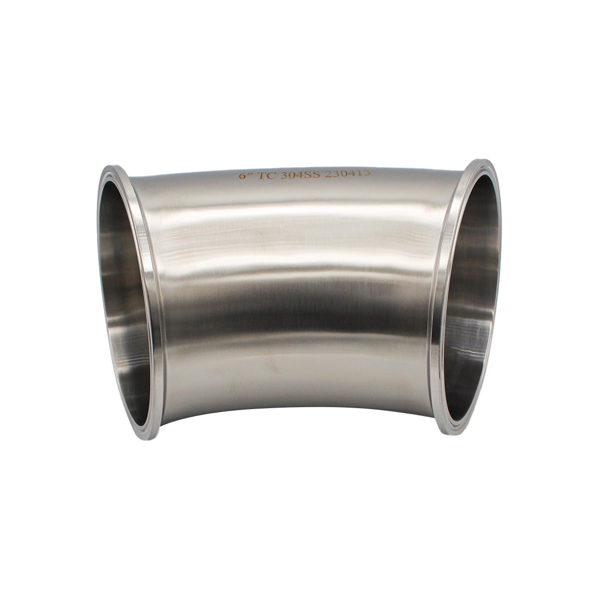6" Tri Clamp 45° Elbow - Tri Clover Sanitary Stainless Steel Fitting -  Canuck Homebrew Supply, Canada