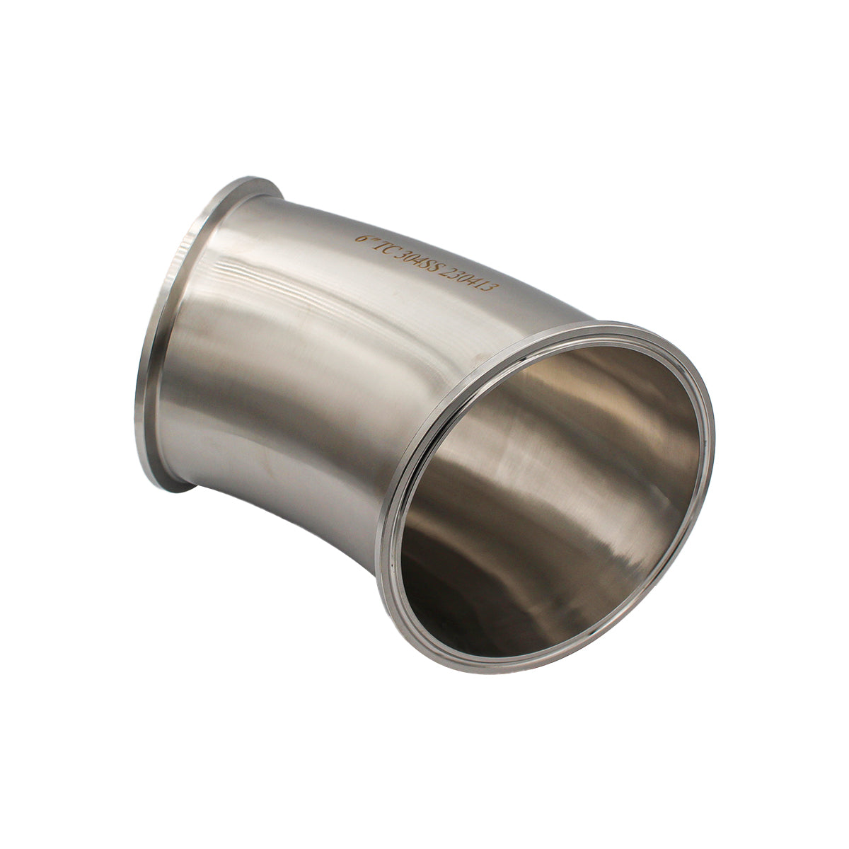 6" Tri Clamp 45° Elbow - Tri Clover Sanitary Stainless Steel Fitting -  Canuck Homebrew Supply, Canada