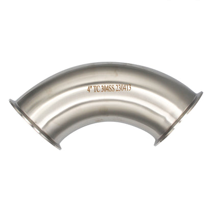4" Tri Clamp 90° Elbow - Tri Clover Sanitary Stainless Steel Fitting