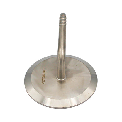 4" Tri Clamp Cap with 1/2" OD 90° Elbow  - Tri Clover Sanitary Stainless Steel Fitting