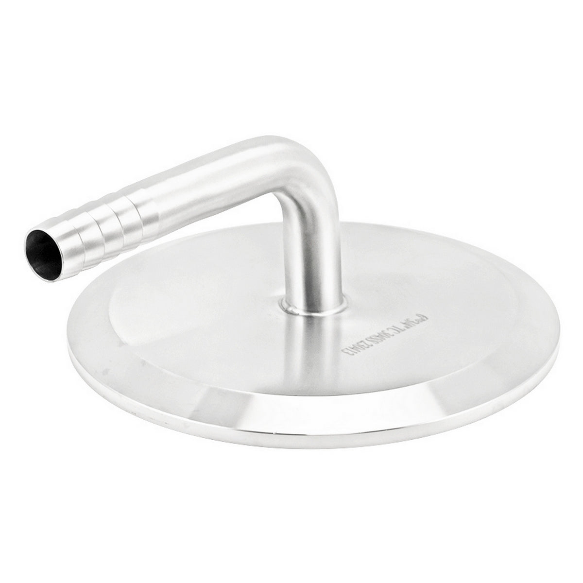 Stainless Steel 90 Degree Elbow 3/4" Hose Barb to 6" TC Cap