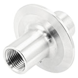 Stainless Steel Tri-Clover Fitting - 2" TC X 1/2" Female NPT (1/2" FNPT Interior)