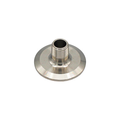2" Tri Clamp X 1/2" Male NPT (1/2" MNPT Interior) Adapter - Tri Clover Sanitary Stainless Steel Fitting