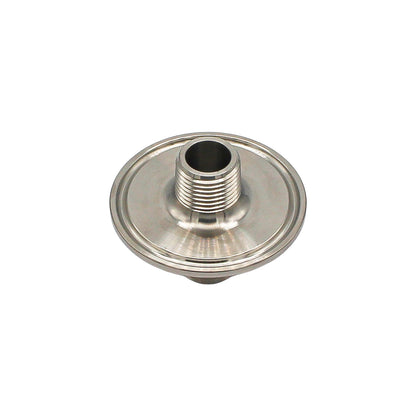 2" Tri Clamp X 1/2" Male NPT (1/2" MNPT Interior) Adapter - Tri Clover Sanitary Stainless Steel Fitting