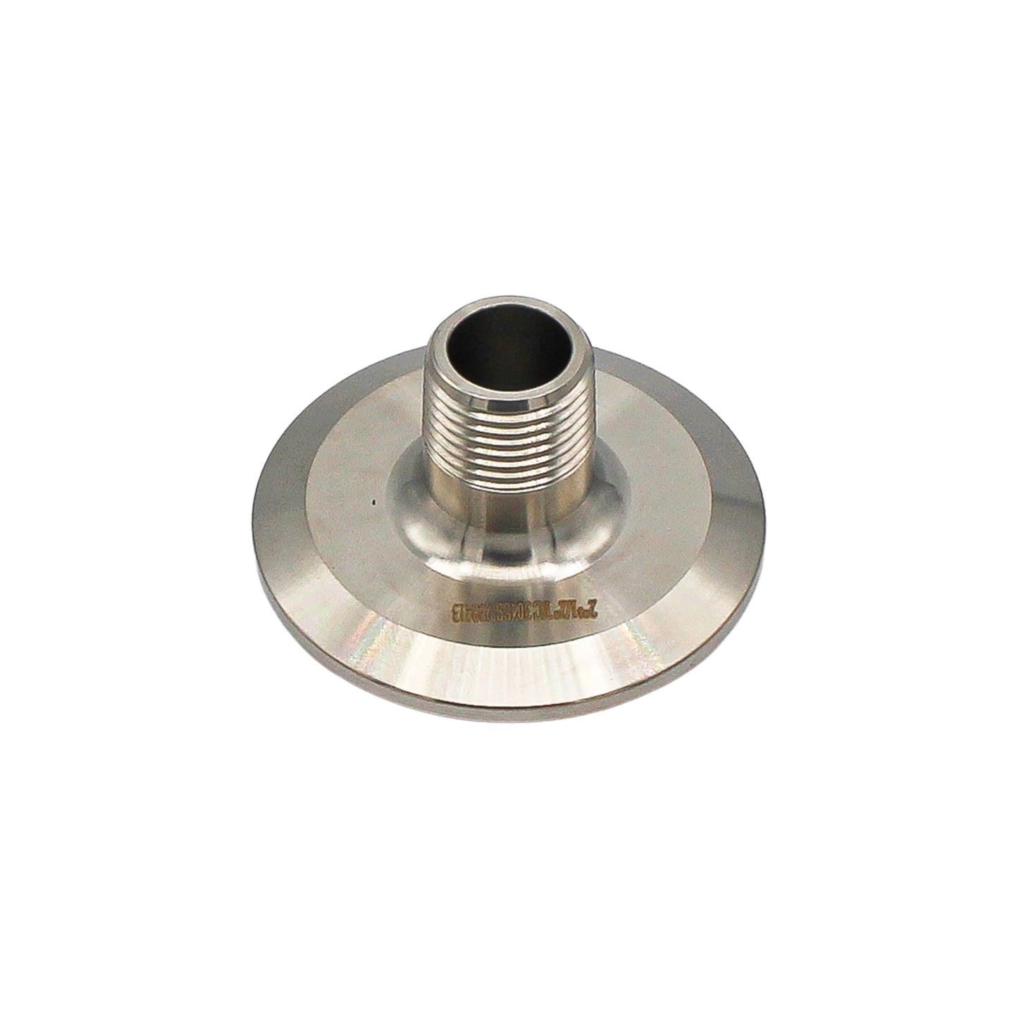 2" Tri Clamp X 1/2" Male NPT (1/2" MNPT Interior) Adapter - Tri Clover Sanitary Stainless Steel Fitting