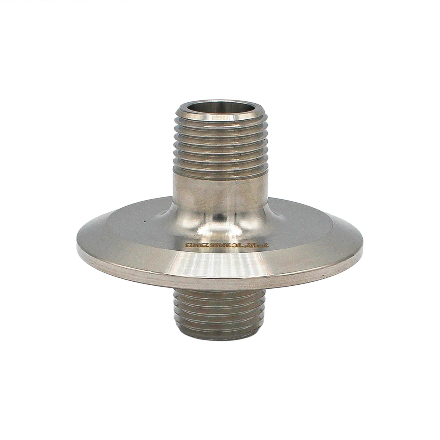 2" Tri Clamp X 1/2" Male NPT (1/2" MNPT Interior) Adapter - Tri Clover Sanitary Stainless Steel Fitting
