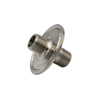 2" Tri Clamp X 1/2" Male NPT (1/2" MNPT Interior) Adapter - Tri Clover Sanitary Stainless Steel Fitting