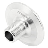 Stainless Steel Tri-Clover Fitting - 2" TC X 1/2" Male NPT (1/2" MNPT Interior)