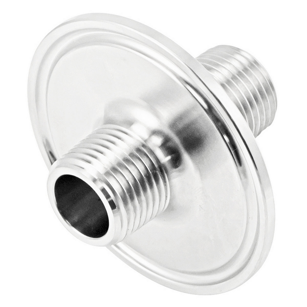 2" Tri Clamp X 1/2" Male NPT (1/2" MNPT Interior) Adapter - Tri Clover Sanitary Stainless Steel Fitting