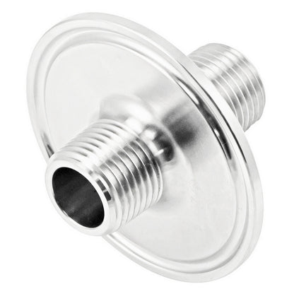 2" Tri Clamp X 1/2" Male NPT (1/2" MNPT Interior) Adapter - Tri Clover Sanitary Stainless Steel Fitting