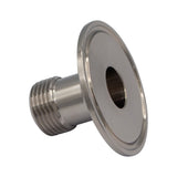 Stainless Steel Tri-Clover Fitting - 2" TC X 3/4" Male Garden Hose