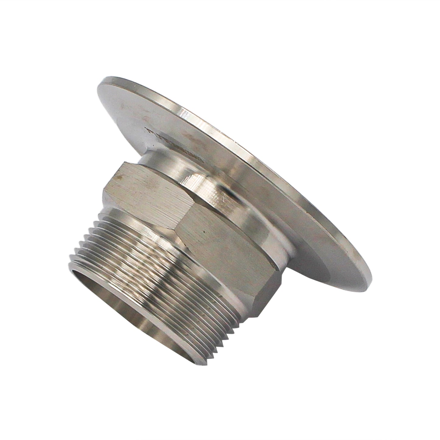 3" Tri Clamp X 1 1/2" Male NPT Adapter - Tri Clover Sanitary Stainless Steel Fitting
