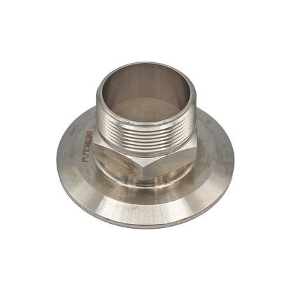 3" Tri Clamp X 1 1/2" Male NPT Adapter - Tri Clover Sanitary Stainless Steel Fitting