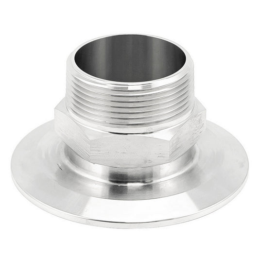 3" Tri Clamp X 1 1/2" Male NPT Adapter - Tri Clover Sanitary Stainless Steel Fitting