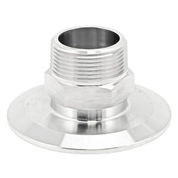 Stainless Steel Tri-Clover Fitting - 3" TC X 1 1/4" Male NPT
