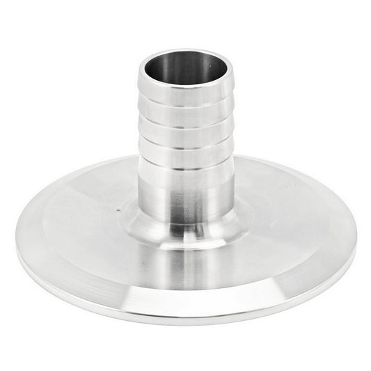 Stainless Steel Tri-Clover Fitting - 3" TC X 1" OD Barb