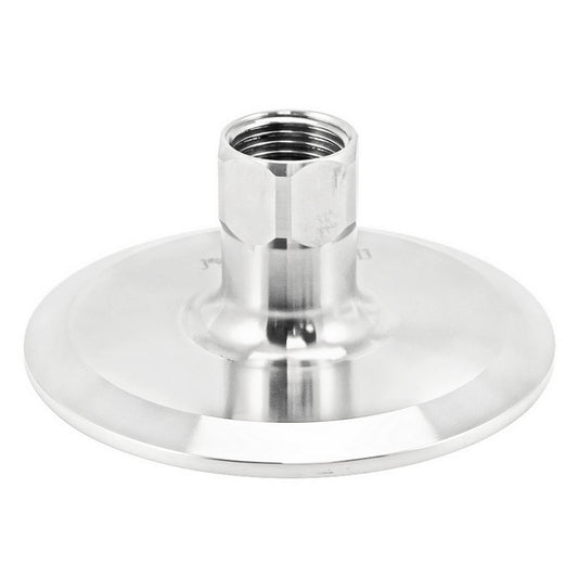 3" Tri Clamp X 1/2" Female NPT Adapter - Tri Clover Sanitary Stainless Steel Fitting
