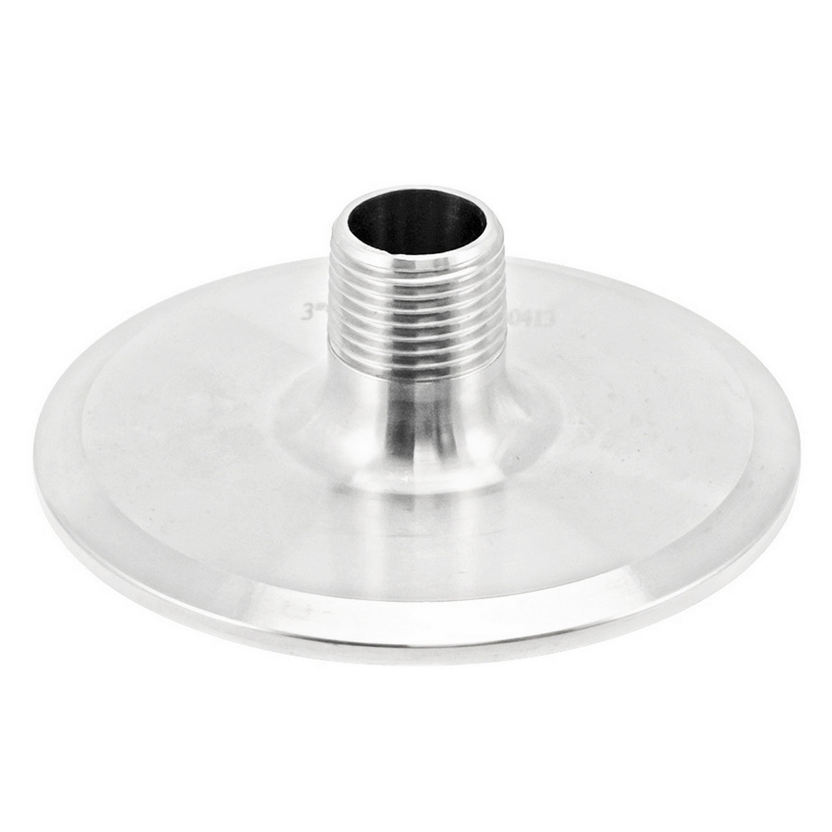 3" Tri Clamp X 1/2" Male NPT (1/2" FNPT Interior) Adapter - Tri Clover Sanitary Stainless Steel Fitting