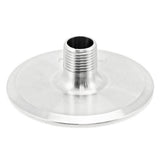 Stainless Steel Tri-Clover Fitting - 3" TC X 1/2" Male NPT (1/2" FNPT Interior)