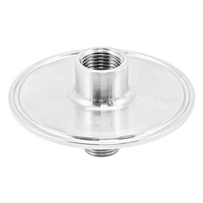 3" Tri Clamp X 1/2" Male NPT (1/2" FNPT Interior) Adapter - Tri Clover Sanitary Stainless Steel Fitting