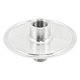 Stainless Steel Tri-Clover Fitting - 3" TC X 1/2" Male NPT (1/2" FNPT Interior)