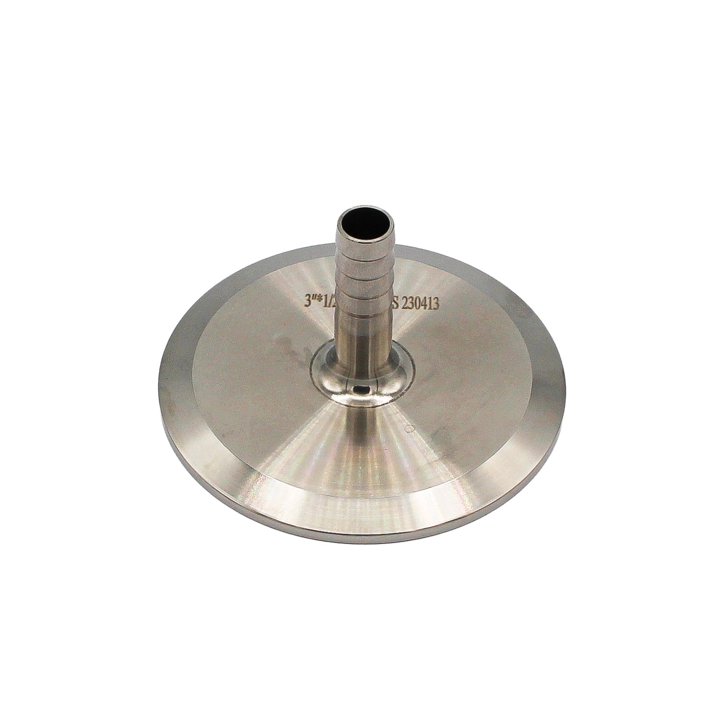 Stainless Steel Tri-Clover Fitting - 3 TC X 1/2" OD