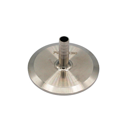 Stainless Steel Tri-Clover Fitting - 3 TC X 1/2" OD