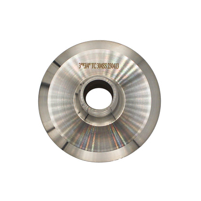 3" Tri Clamp X 3/4" Male NPT Adapter - Tri Clover Sanitary Stainless Steel Fitting