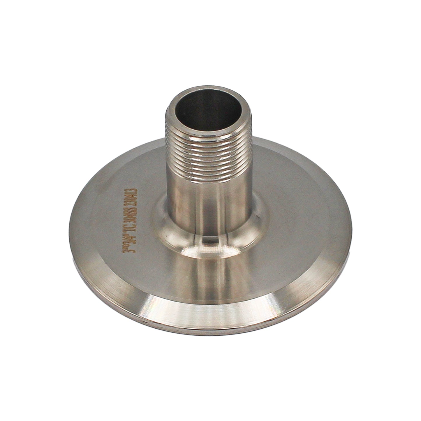 3" Tri Clamp X 3/4" Male NPT Adapter - Tri Clover Sanitary Stainless Steel Fitting