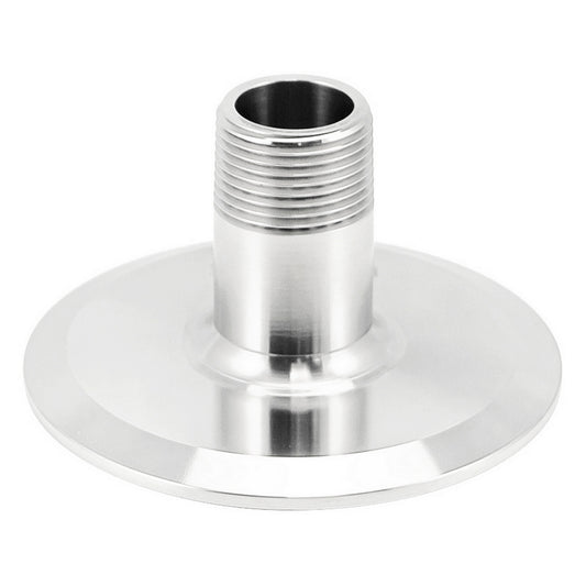 3" Tri Clamp X 3/4" Male NPT Adapter - Tri Clover Sanitary Stainless Steel Fitting