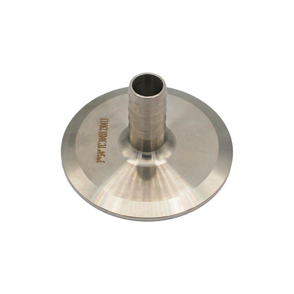 Stainless Steel Tri-Clover Fitting - 3 TC X 3/4" OD