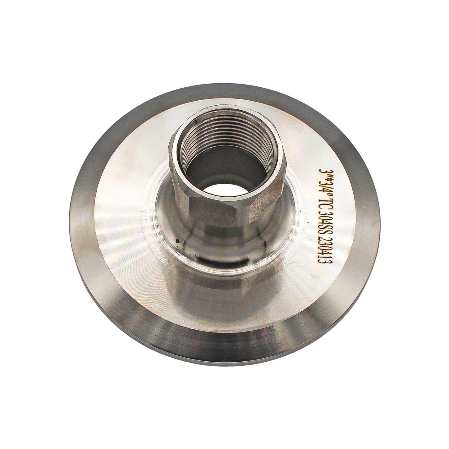 3" Tri Clamp X 3/4" Female NPT Adapter - Tri Clover Sanitary Stainless Steel Fitting