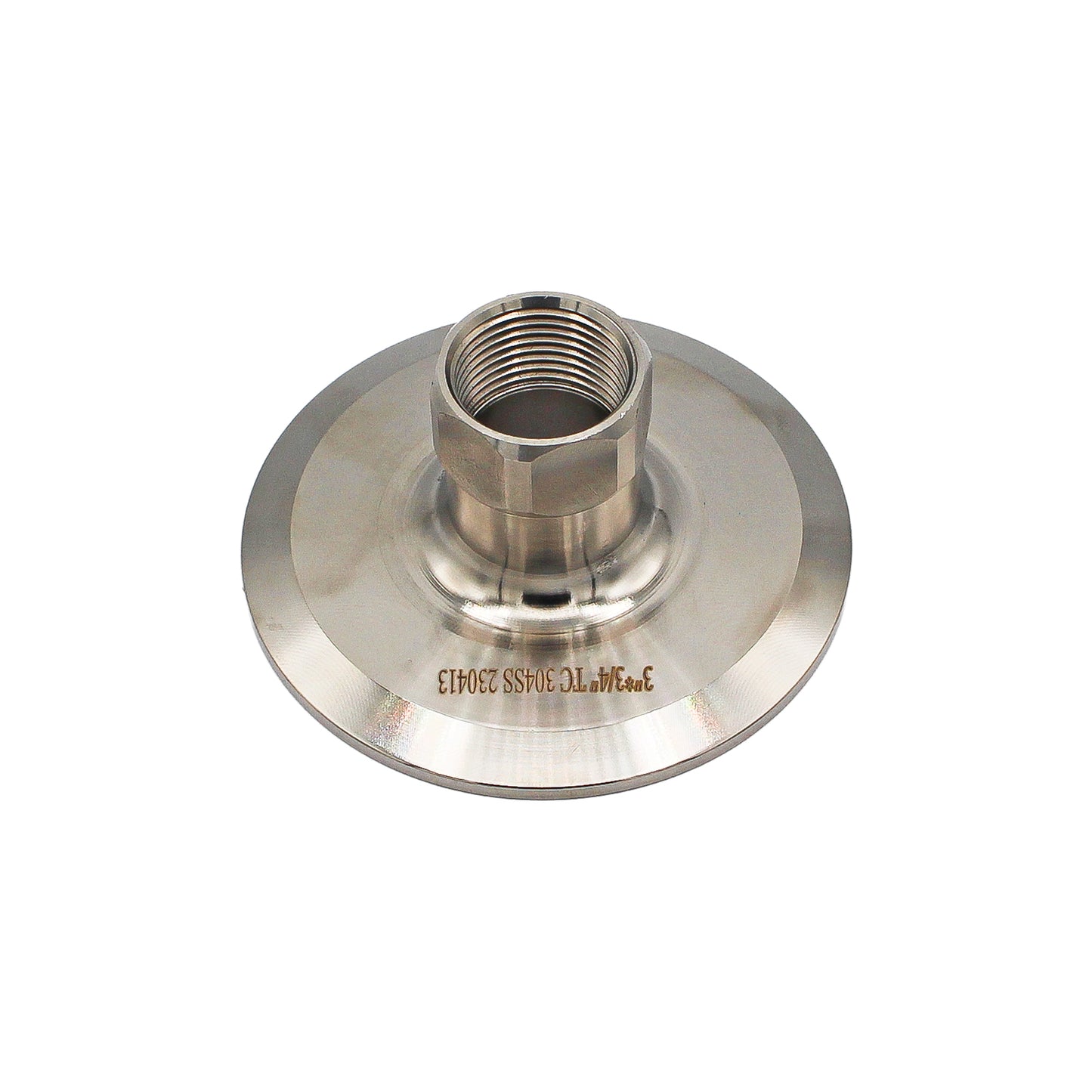 3" Tri Clamp X 3/4" Female NPT Adapter - Tri Clover Sanitary Stainless Steel Fitting