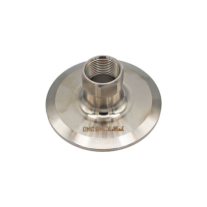 3" Tri Clamp X 3/4" Female NPT Adapter - Tri Clover Sanitary Stainless Steel Fitting