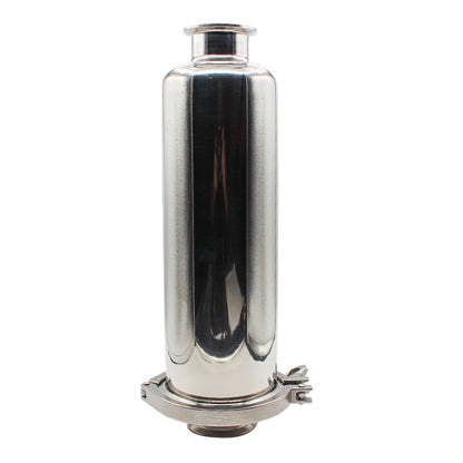 Stainless Steel Tri-Clover Inline Sanitary Filter - 2 TC