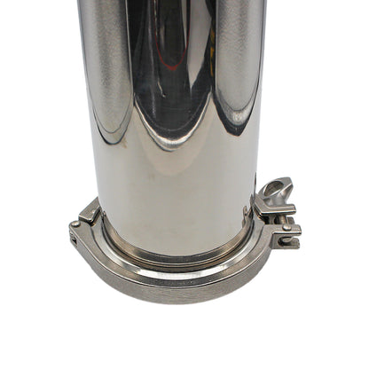 Stainless Steel Tri-Clover Inline Sanitary Filter - 2 TC