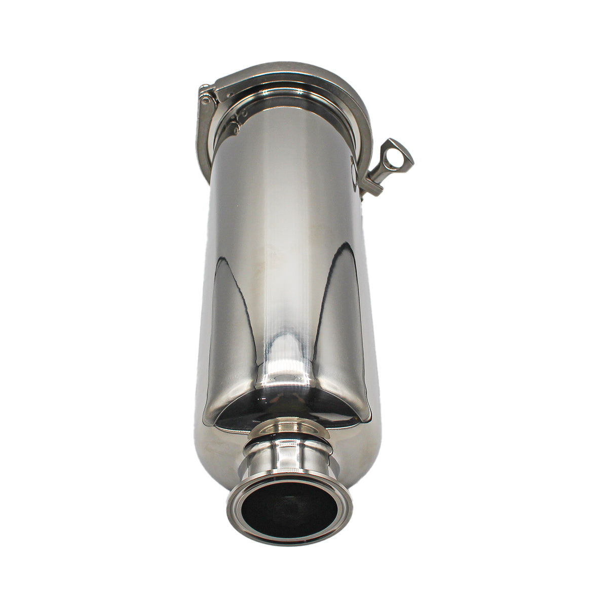 Stainless Steel Tri-Clover Inline Sanitary Filter - 2 TC